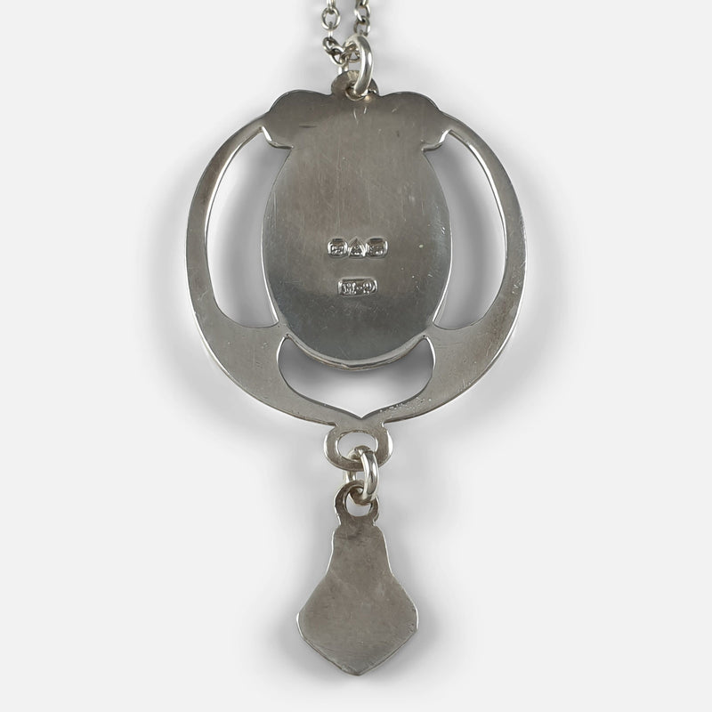 the back of the pendant