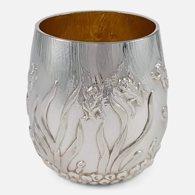 a view of the beaker to include the chased decoration