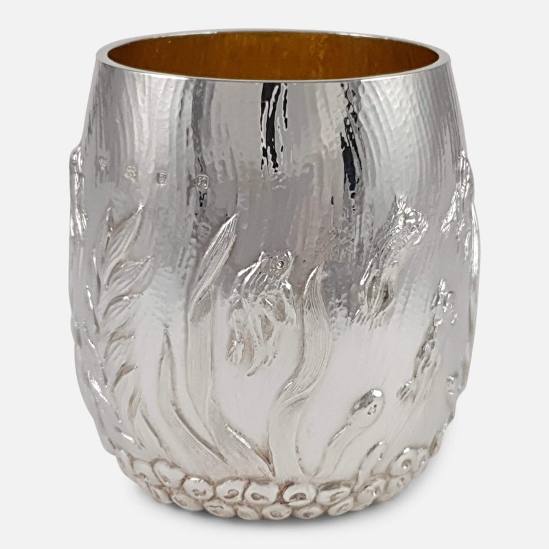 a view of the beaker to include the chased decoration