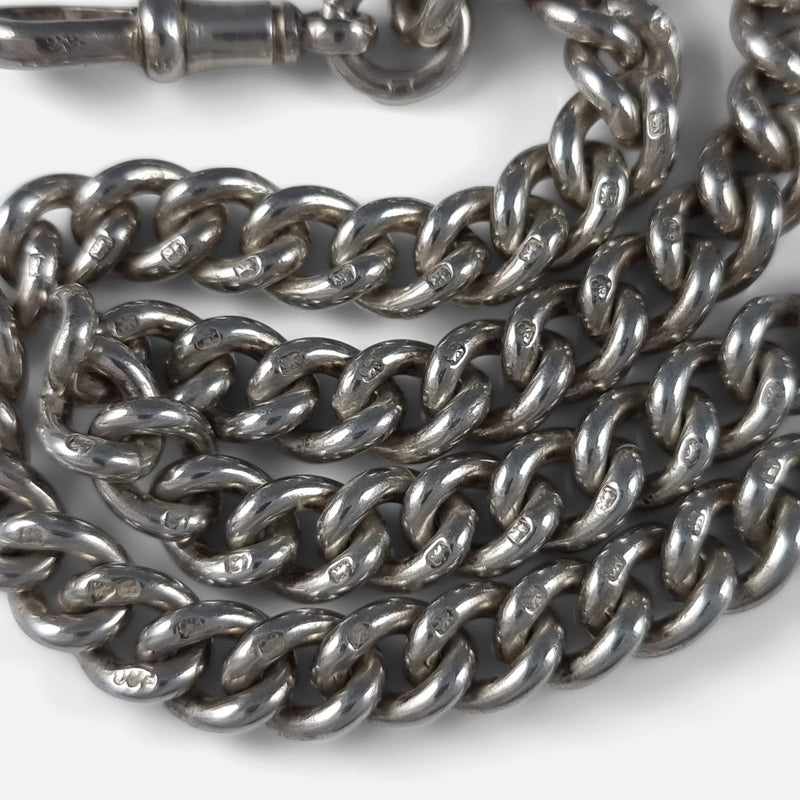 the hallmarks to a number of chain links