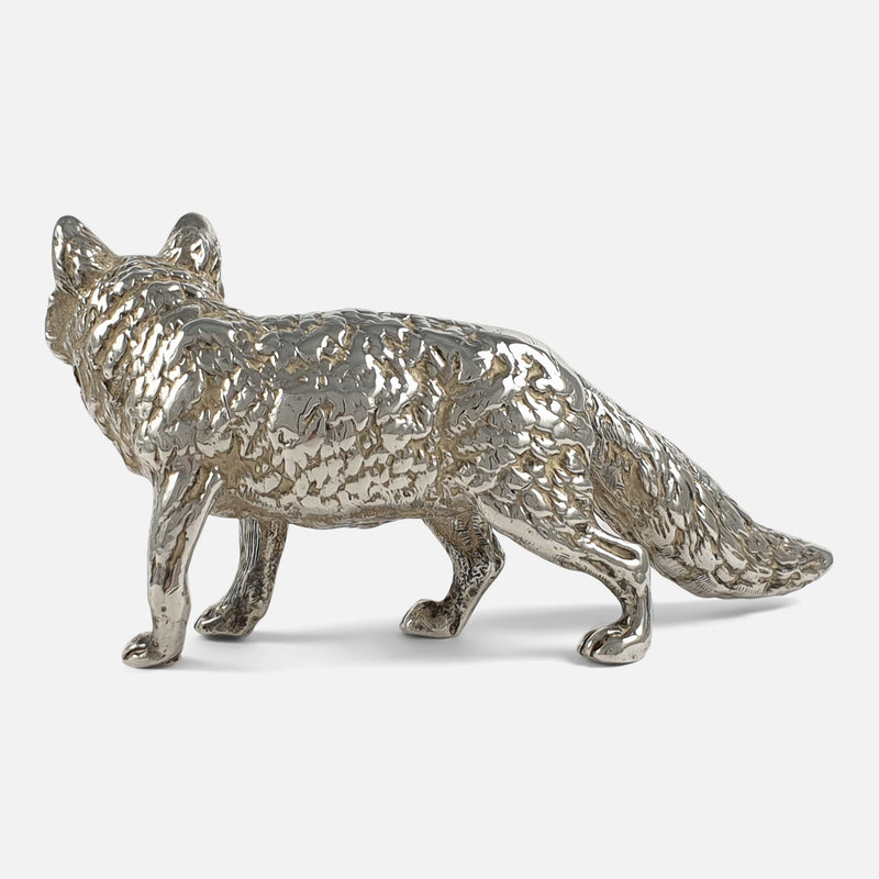 the fox side on facing away