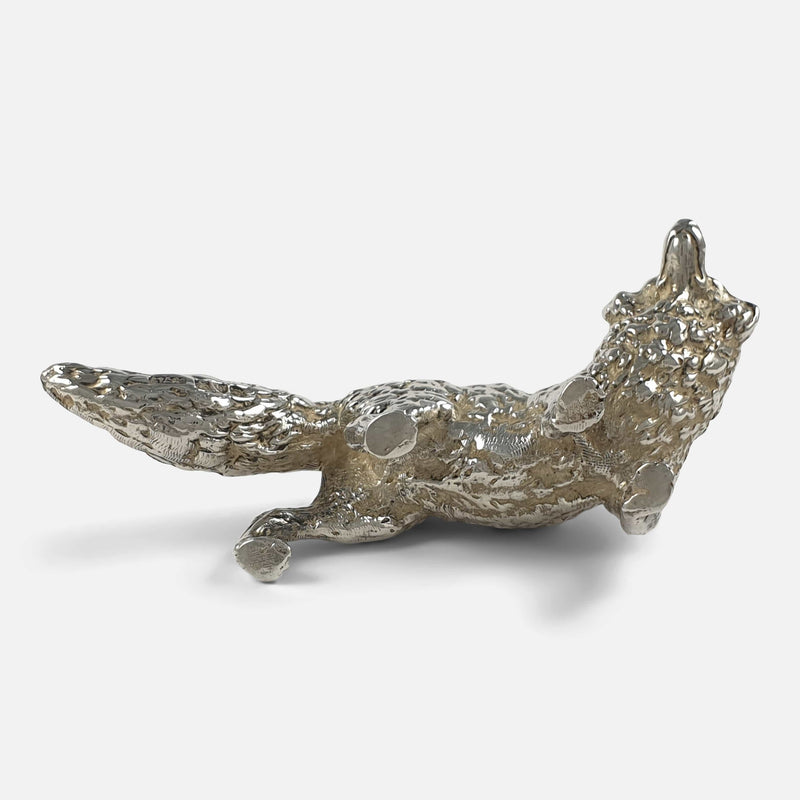 the underside of the fox