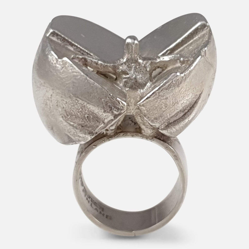 the ring viewed from the front
