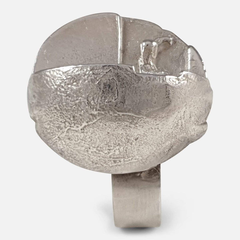 the ring viewed from the left side on
