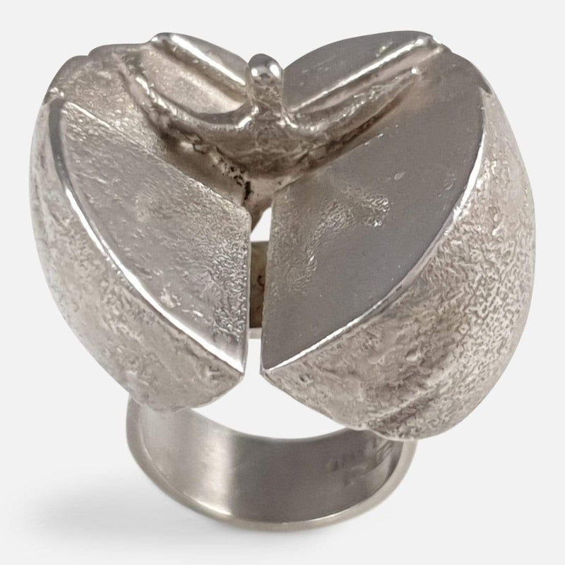 the ring viewed from the back