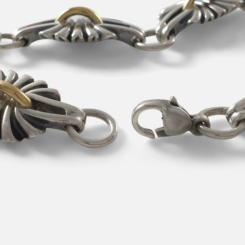 the clasp unfastened