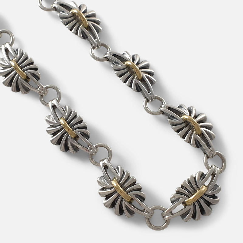 focused on a section of the necklace