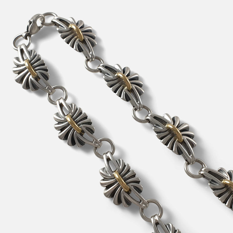 focused on a section of the necklace