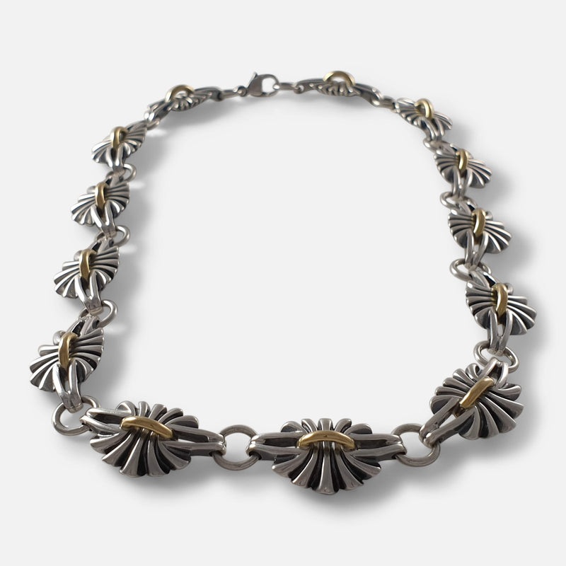 the necklace viewed from the front