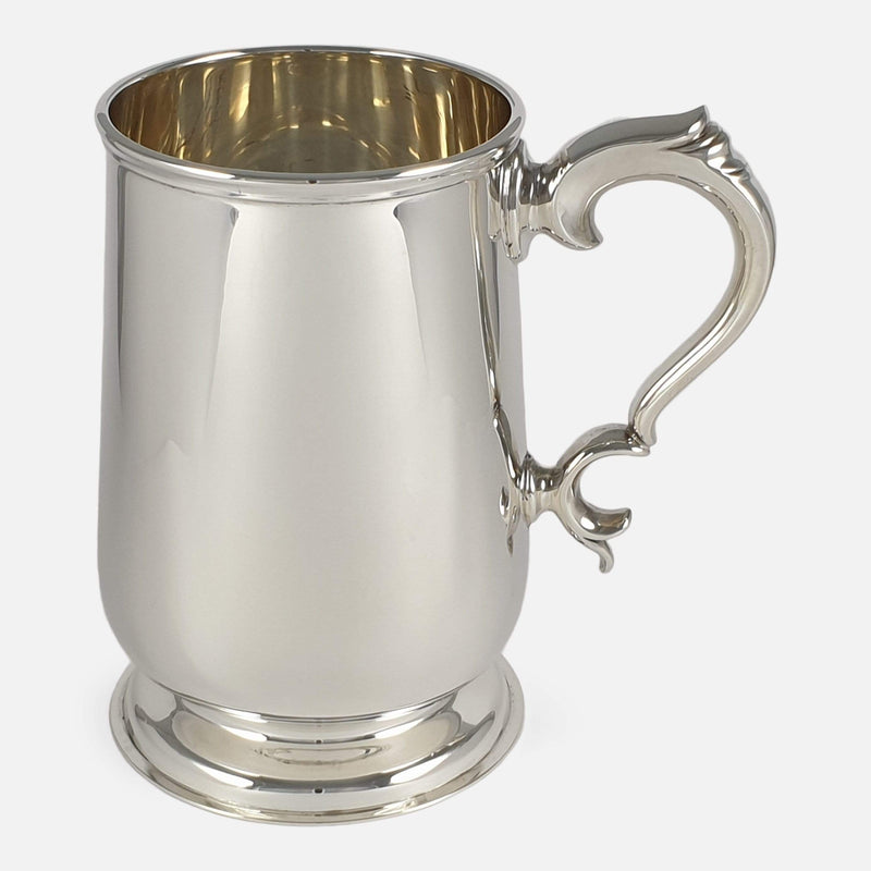 a side on view of the tankard