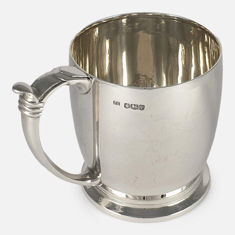 tankard turned to have hallmarks in view