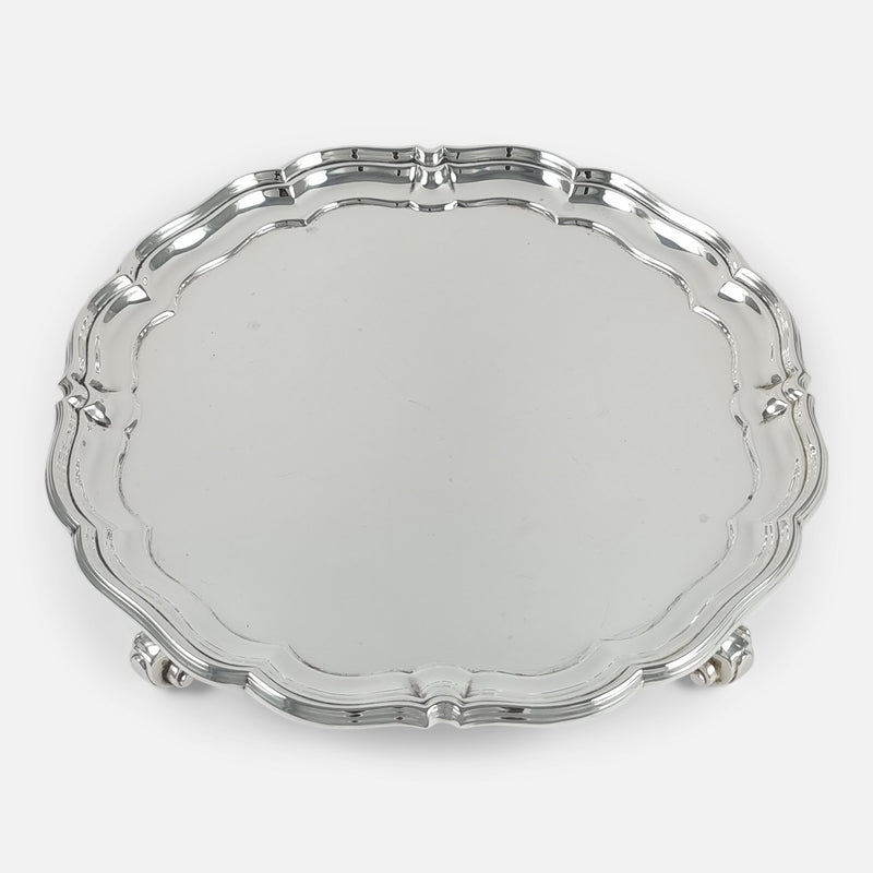 the salver viewed from a raised position