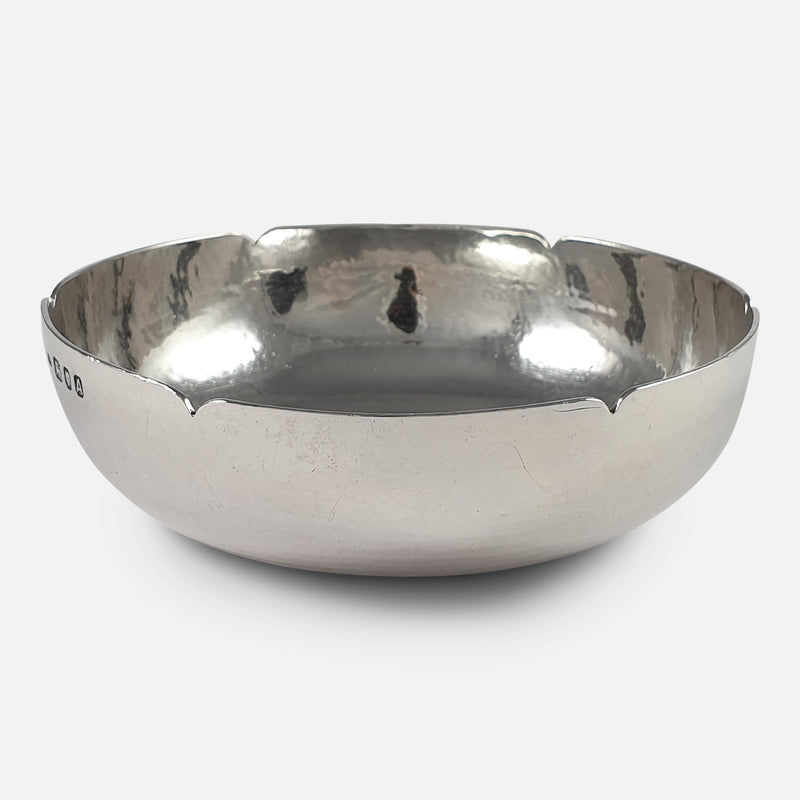 the bowl viewed from the front