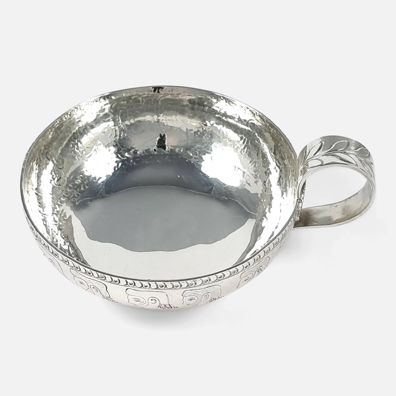 the cup viewed side on from above
