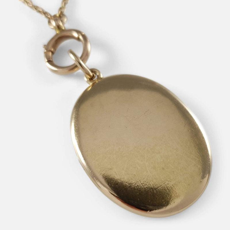 the gold memorial locket