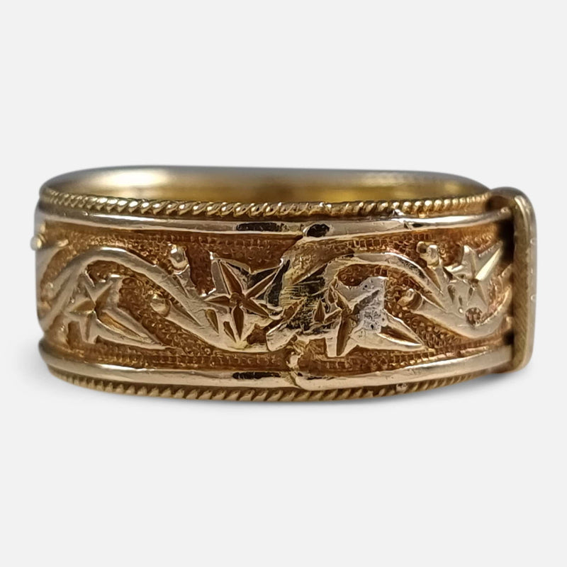 the ring viewed side on