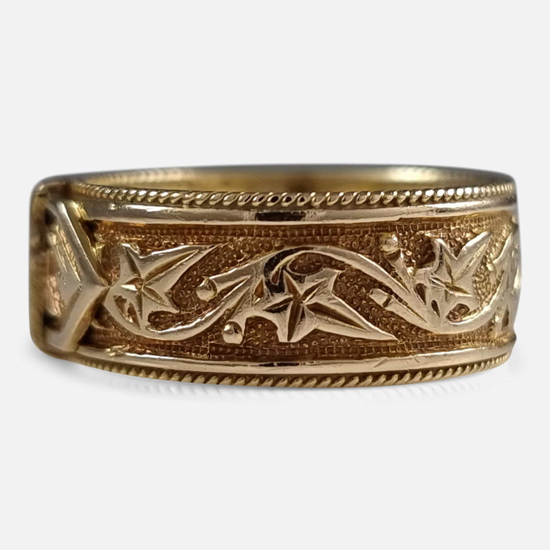 the ring viewed side on