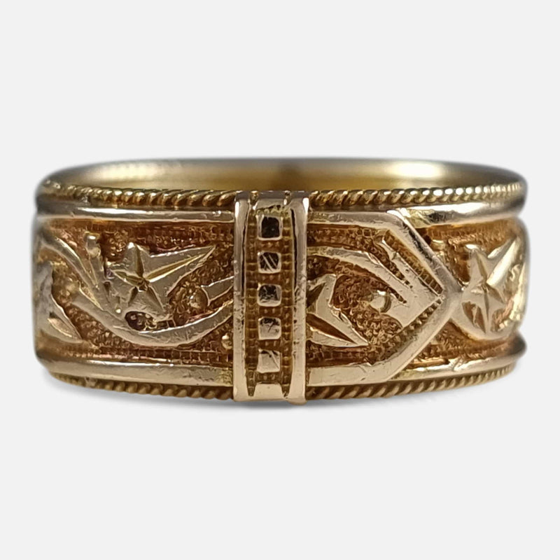 the ring viewed from the front
