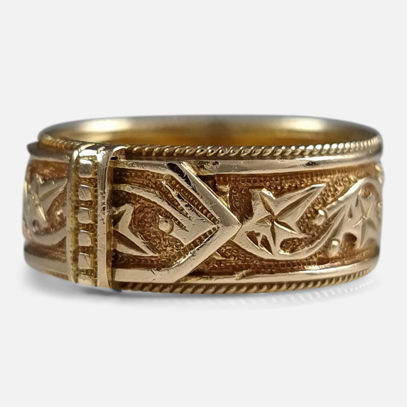 the ring viewed from the right at a slight angle