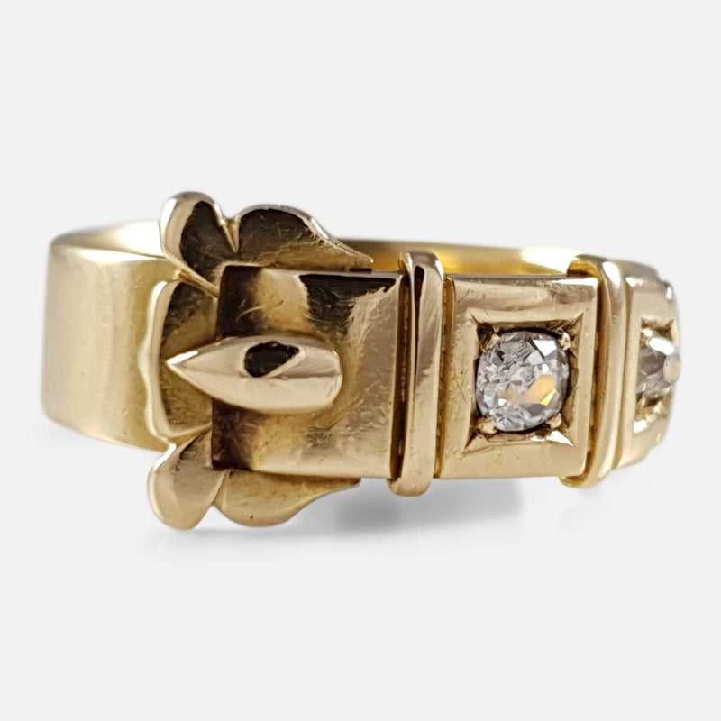 the ring viewed from the left side at a slight angle