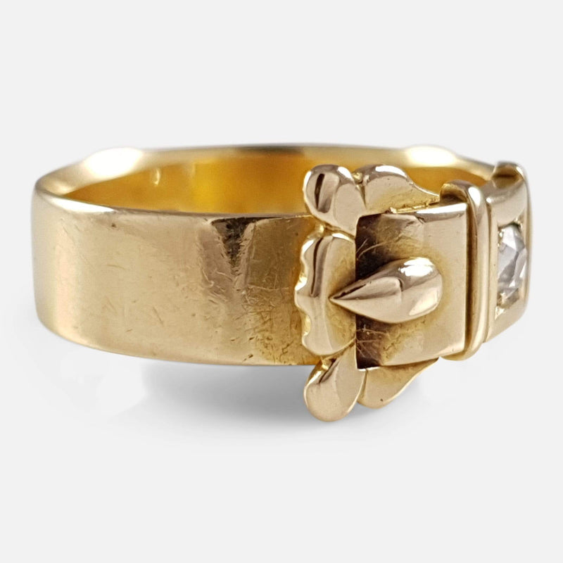the ring viewed from the left side at a slight angle