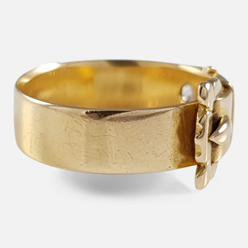 the ring viewed from the left side on