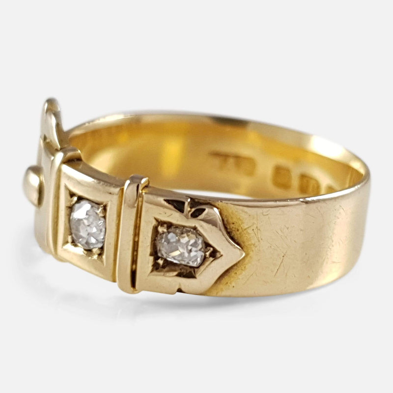 the ring viewed from the right side at a slight angle