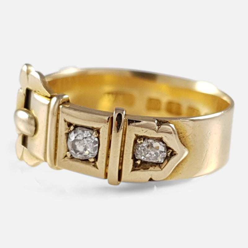 the ring viewed from the right side at a slight angle