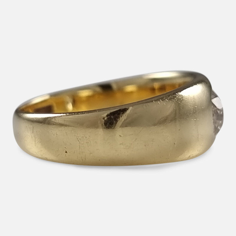 the ring viewed side on