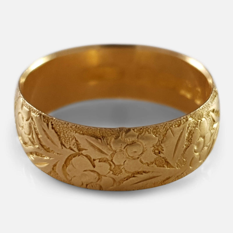 a view of the rings outer decoration
