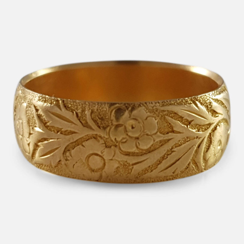 a view of the rings outer decoration