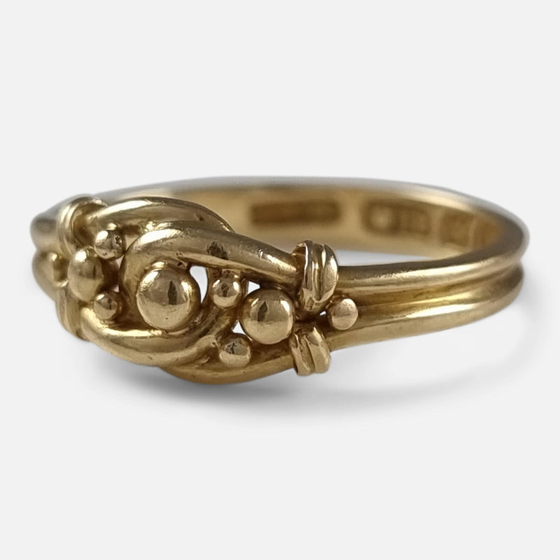 the ring viewed from the right side at a slight angle