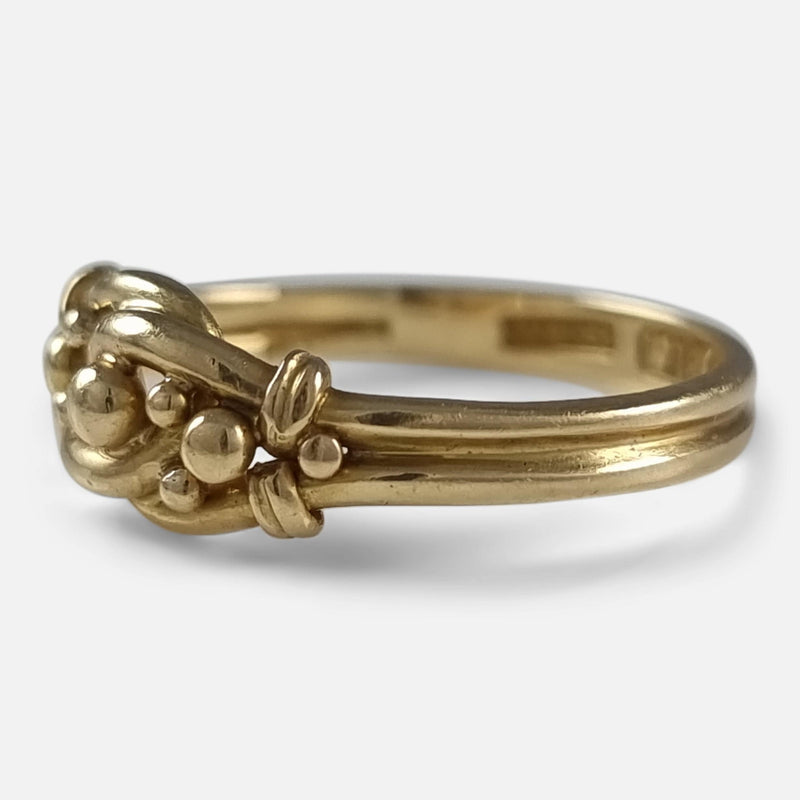 the ring viewed from the right side at a slight angle