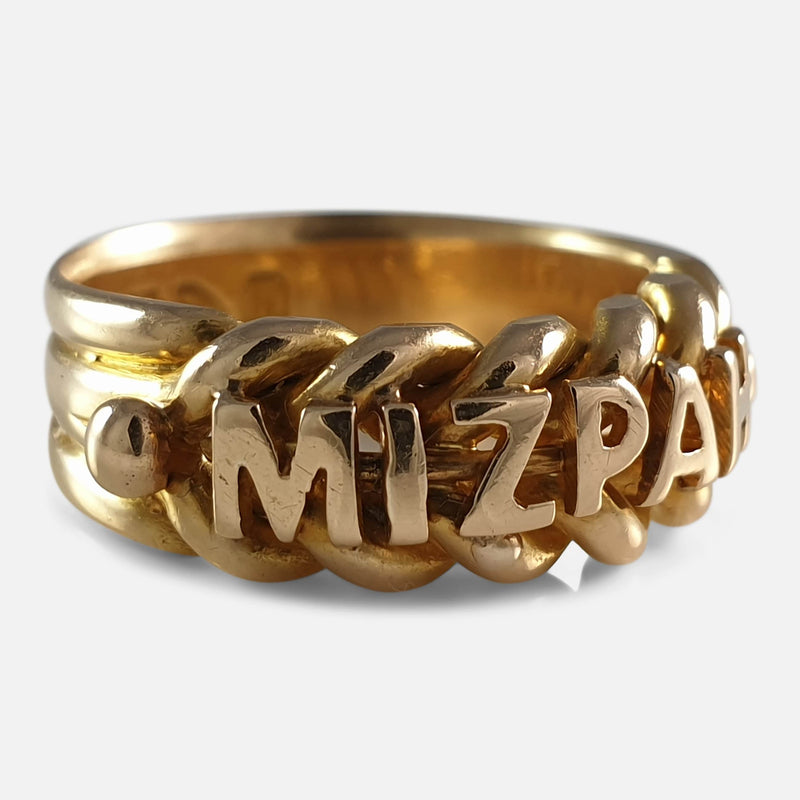 the ring viewed from the left side at a slight angle