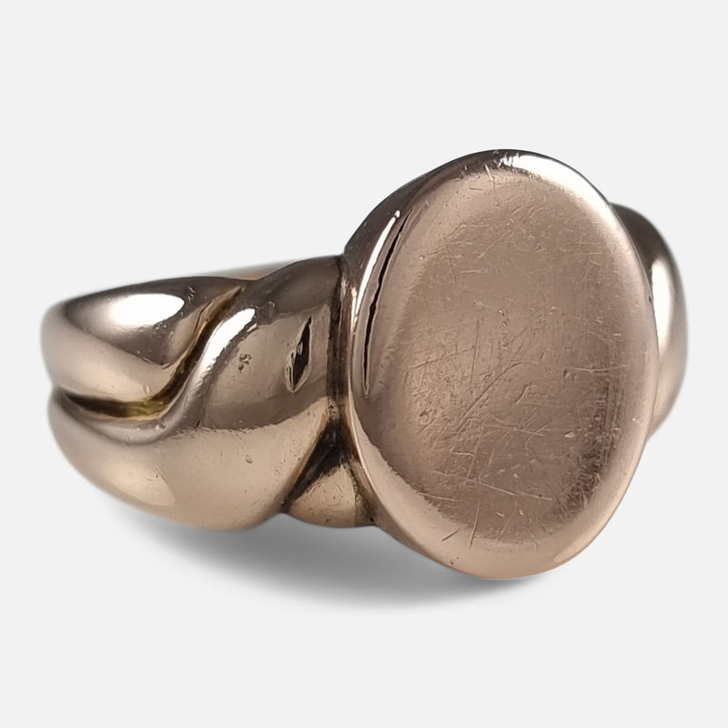 the ring viewed from the left side at a slight angle