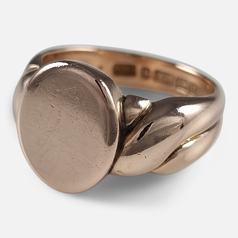 the ring viewed from the right side at a slight angle