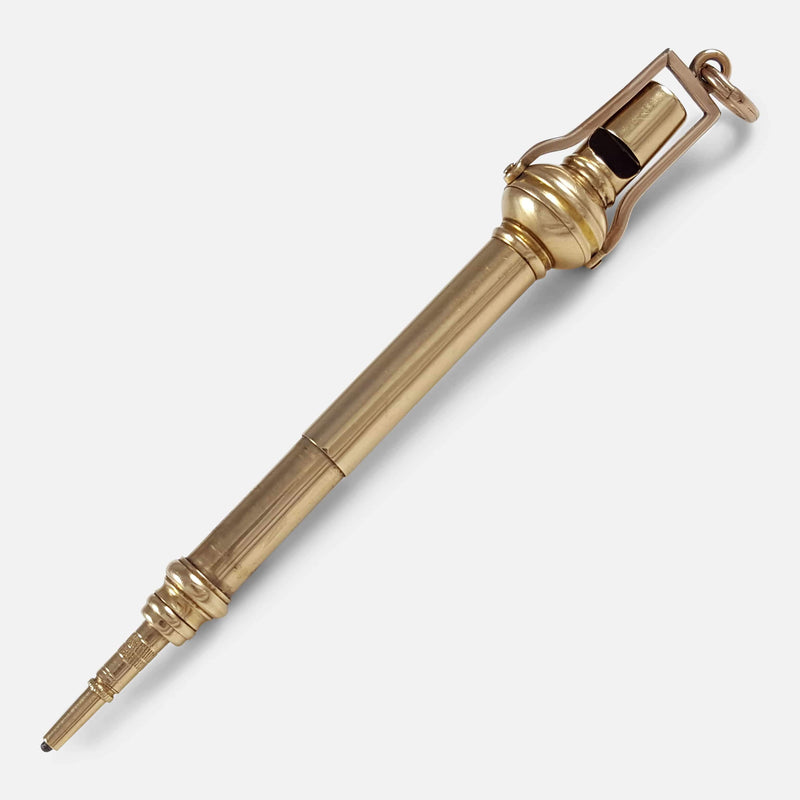 the propelling pencil extended
