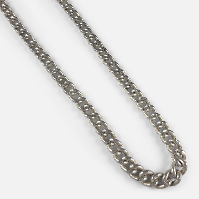 a section of the chain in focus