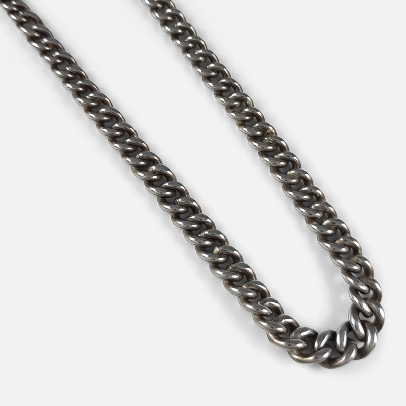 a section of the chain in focus