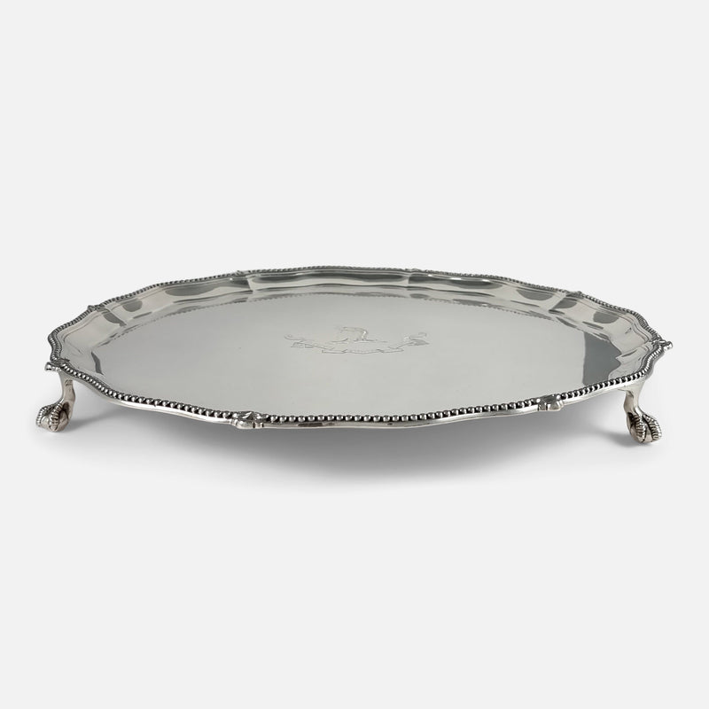the salver viewed from the front