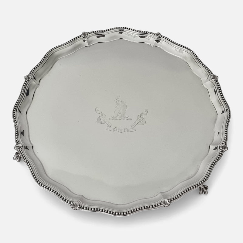 the salver viewed from above
