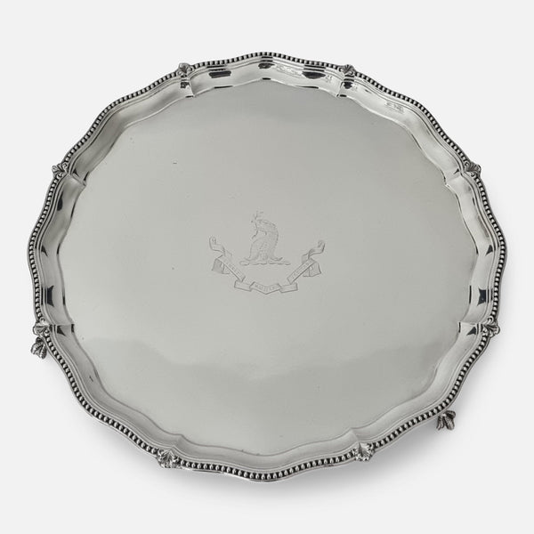 a birds eye view of the salver